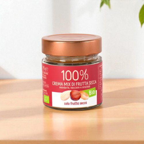 100% Nussmus-Mischung (Mandeln, Haselnüsse, Erdnüsse) 175 g